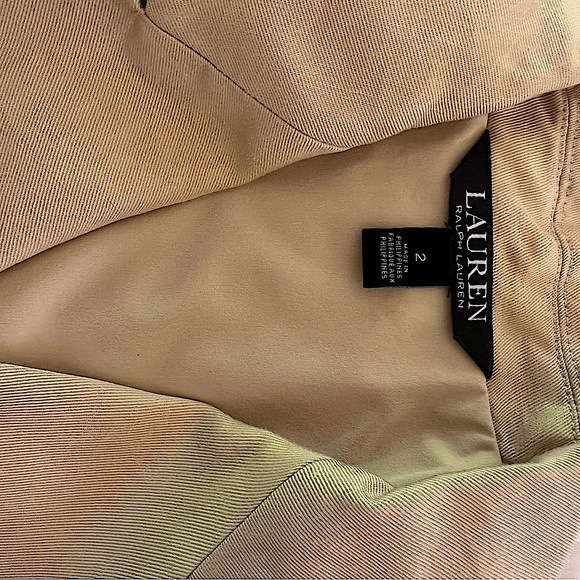 Lauren Ralph Lauren Women's Yellow Cream Double-Breasted Blazer - Picture 9 of 13